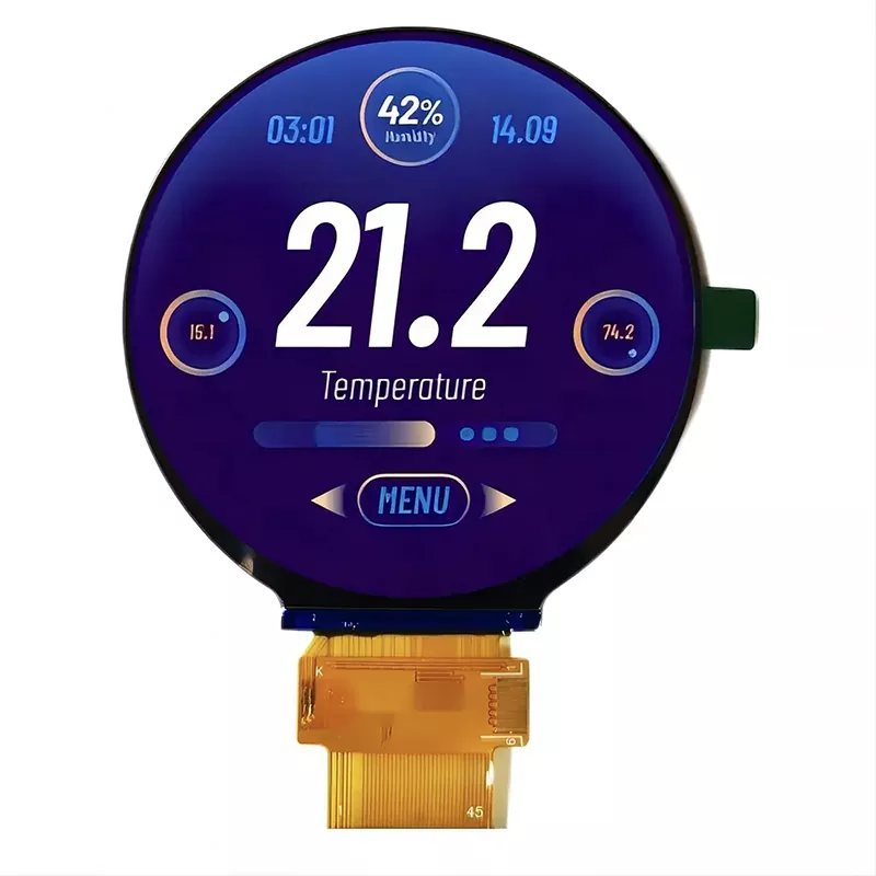 Okrągły moduł TFT 2,76 cala 480x480