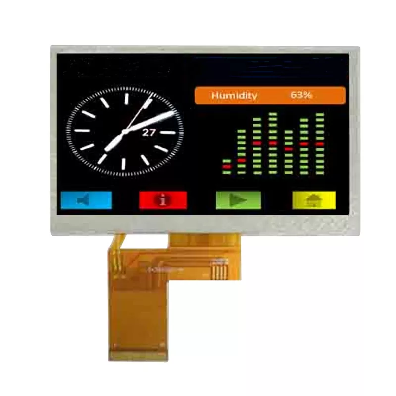 4,3 cala 480x272 szerokość temperatury moduł TFT