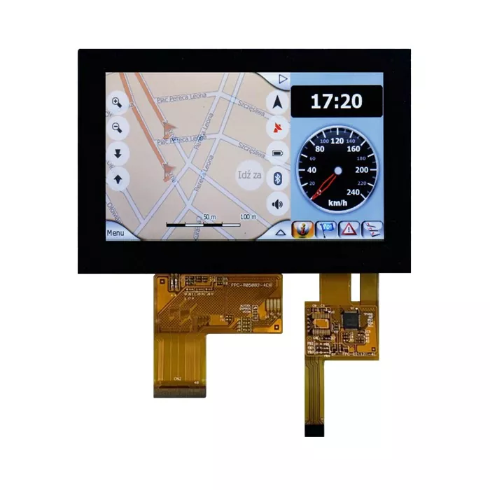 Transfleksyjny moduł TFT 5 cali 800x480