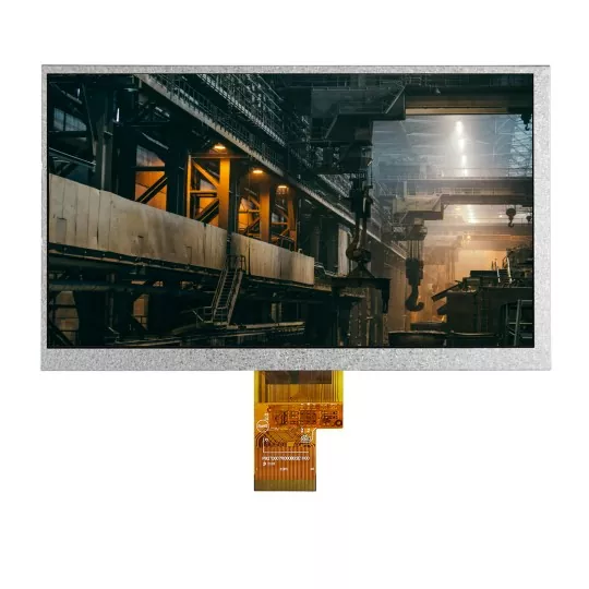 7 cali 1024 × 600 zwykle biały moduł LCD TFT